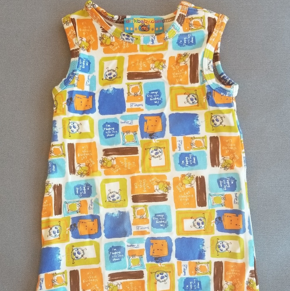 Colorful Oink baby onesie